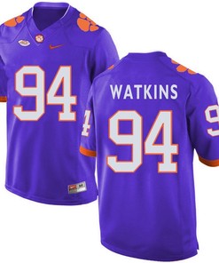 Clemson Tigers Purple Carlos Watkins Football Jersey