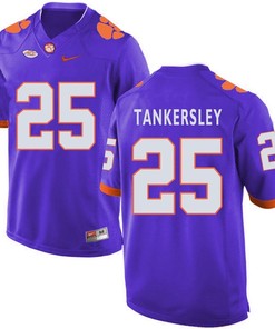 Clemson Tigers Purple Cordrea Tankersley Football Jersey