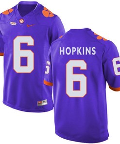 Clemson Tigers Purple DeAndre Hopkins Football Jersey