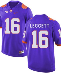 Clemson Tigers Purple Jordan Leggett Football Jersey