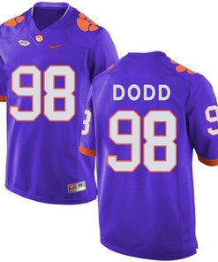 Clemson Tigers Purple Kevin Dodd Football Jersey