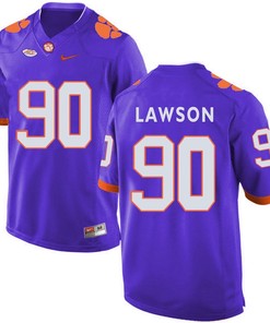 Clemson Tigers Purple Shaq Lawson Football Jersey