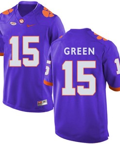 Clemson Tigers Purple T.J. Green Football Jersey