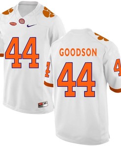 Clemson Tigers White B.J. Goodson Football Jersey