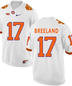 Clemson Tigers White Bashaud Breeland Football Jersey