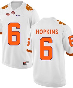 Clemson Tigers White DeAndre Hopkins Football Jersey