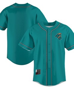 Coastal Carolina Chanticleers Baseball Jersey - Teal Ncaa