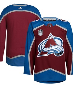 Colorado Avalanche 2022 Stanley Cup Final Patch Blank Jersey - Burgundy