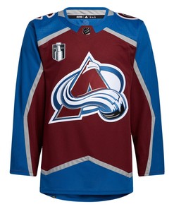 Colorado Avalanche 2022 Stanley Cup Final Patch Blank Jersey - Burgundy