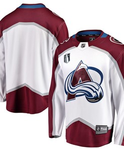 Colorado Avalanche Away 2022 Stanley Cup Final Breakaway Jersey - White