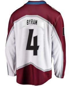 Colorado Avalanche Bowen Byram 4 Away 2022 Stanley Cup Champions Breakaway Men Jersey - White