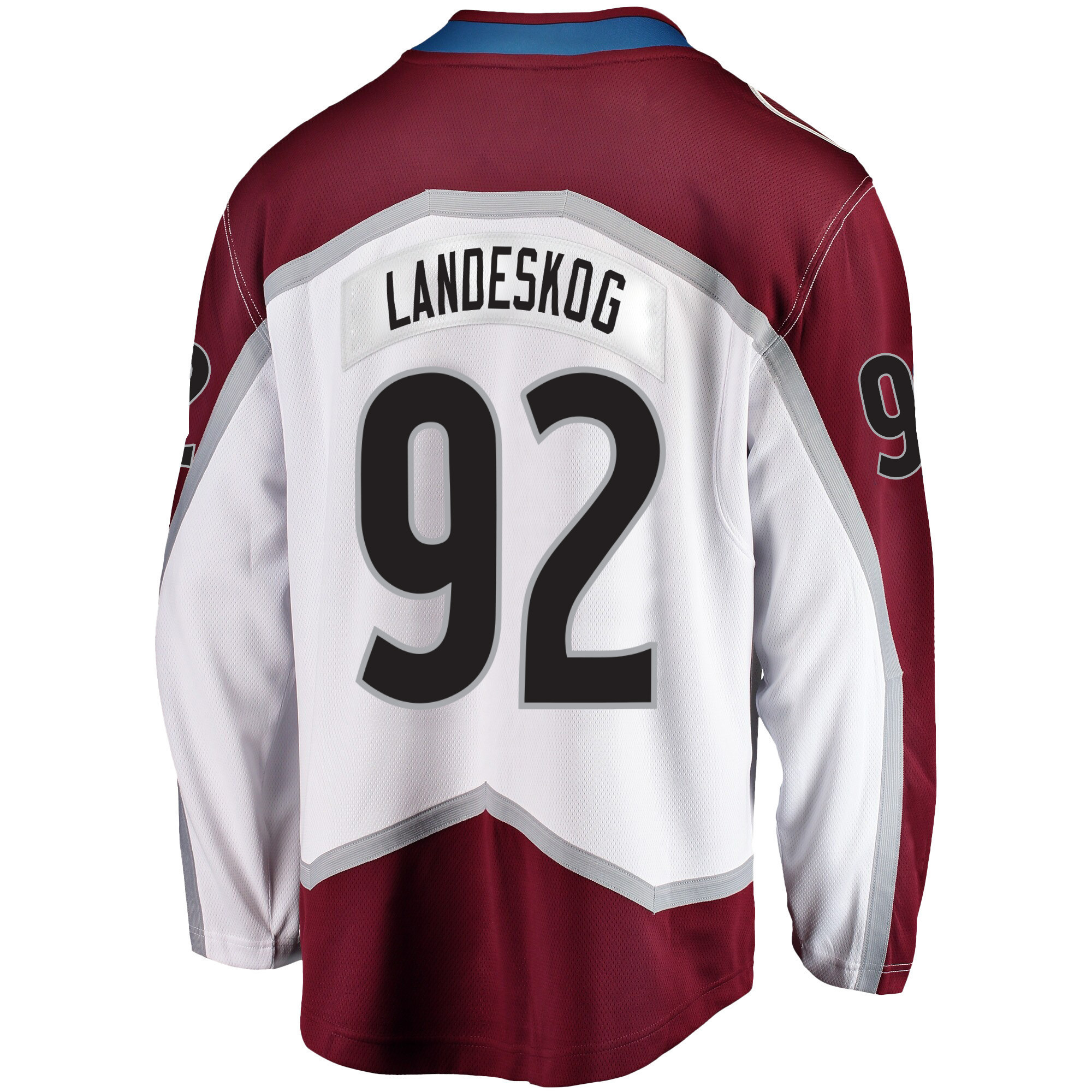 Colorado Avalanche Gabriel Landeskog 92 Away 2022 Stanley Cup Final Breakaway Men Jersey - White
