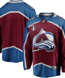 Colorado Avalanche Home 2022 Stanley Cup Final Breakaway Jersey - Burgundy