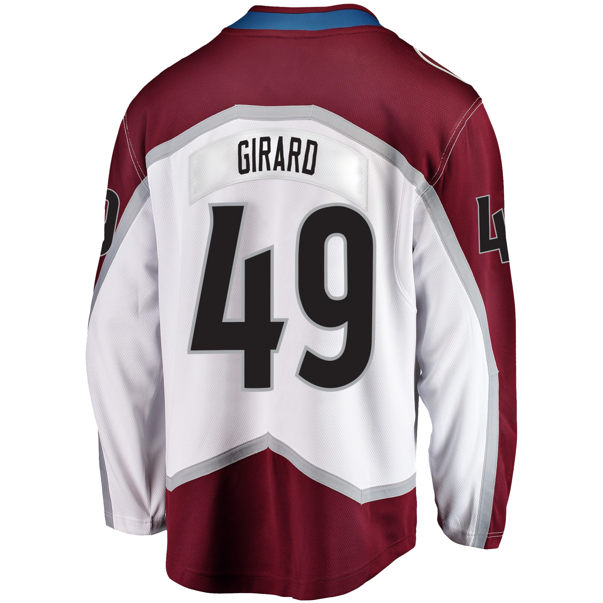 Colorado Avalanche Sam Girard 49 Away 2022 Stanley Cup Final Breakaway Men Jersey - White
