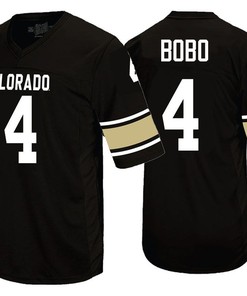 Colorado Buffaloes Black Bryce Bobo College Football Jersey