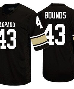 Colorado Buffaloes Black Chris Bounds College Football Jersey