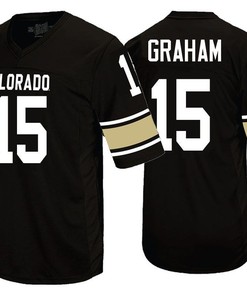 Colorado Buffaloes Black Chris Graham College Football Jersey