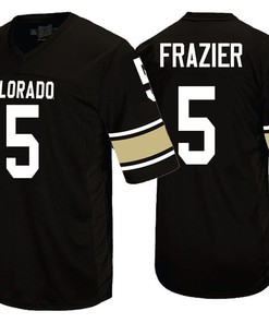 Colorado Buffaloes Black George Frazier College Football Jersey