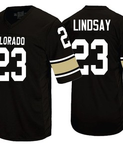 Colorado Buffaloes Black Phillip Lindsay College Football Jersey