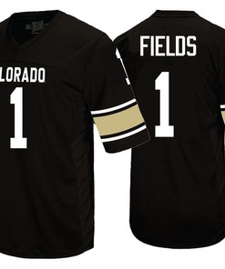 Colorado Buffaloes Black Shay Fields College Football Jersey