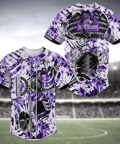 Colorado Rockies MLB Baseball Jersey Shirt Skeleton