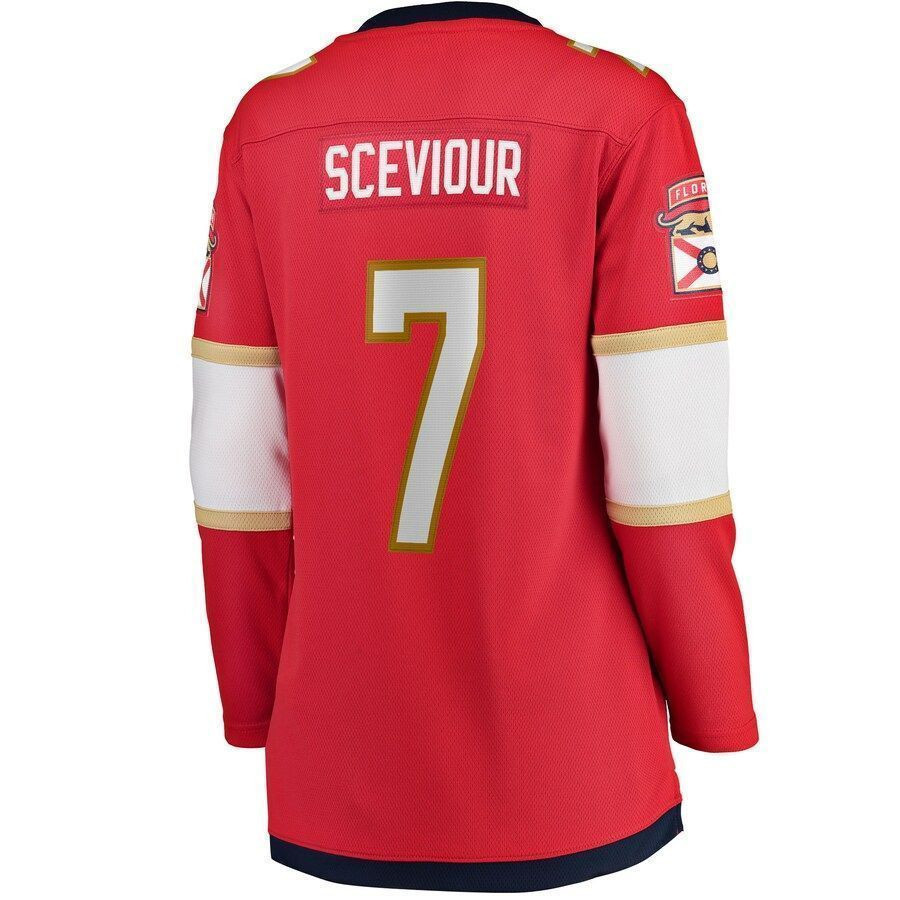Colton Sceviour Florida Panthers Women's Home Breakaway Player Jersey - Red