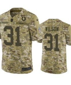 Colts Quincy Wilson Jersey Nfl Camo Salute To Service