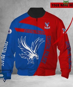 Crystal Palace FC Custom Name Premier 2022 Bomber Jacket
