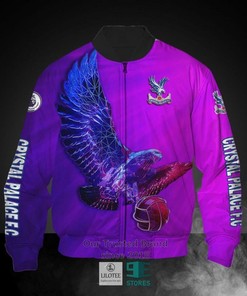 Crystal Palace FC Purple Eagle Bomber Jacket