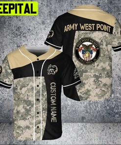 Custom Name Army West Point United States Camor 3D BaseBall Jersey