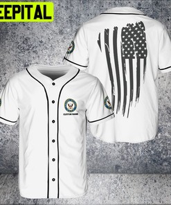 Custom Name United States Navy Casual US Flag 3D BaseBall Jersey