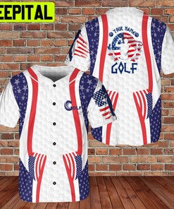 Custom Name United States Summer Golf 3D BaseBall Jersey For Golfer Sport Lover