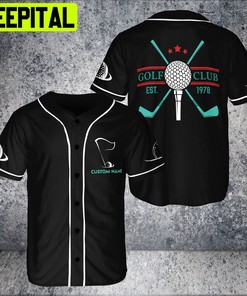 Custom Name l Golf Club And Ball 3D BaseBall Jersey