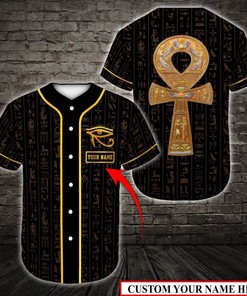 Custom Personalized Name Ancient Egypt 3d Baseball Jersey