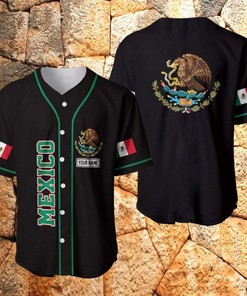 Custom Personalized Name Mexico Baseball Jersey