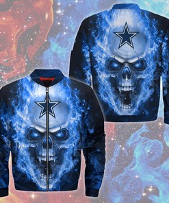 Dallas Cowboys Jacket Mens Skull Graphic