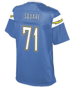 Damion Square Los Angeles Chargers Nfl Pro Line Womens Alternate Player Jersey - Powder Blue