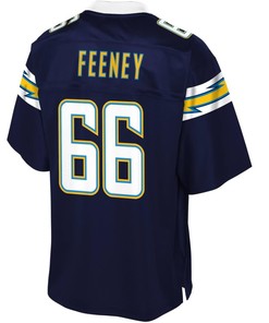 Dan Feeney Los Angeles Chargers Nfl Pro Line Team Color Player Jersey - Navy