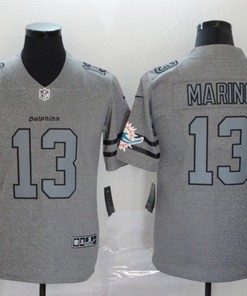 Dan Marino #13 Nfl 2020 Grey Jersey
