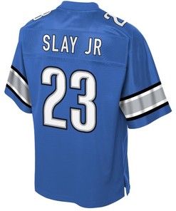 Darius Slay Jr Detroit Lions Nfl Pro Line Historic Logo Player Jersey - Blue