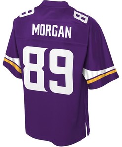 David Morgan Minnesota Vikings Nfl Pro Line Team Color Player Jersey - Purple