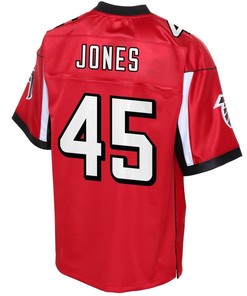 Deion Jones Atlanta Falcons Nfl Pro Line Youth Player Jersey - Red