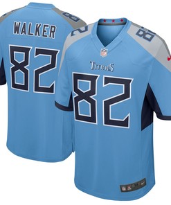 Delanie Walker Tennessee Titans Nike Player Game Jersey - Light Blue