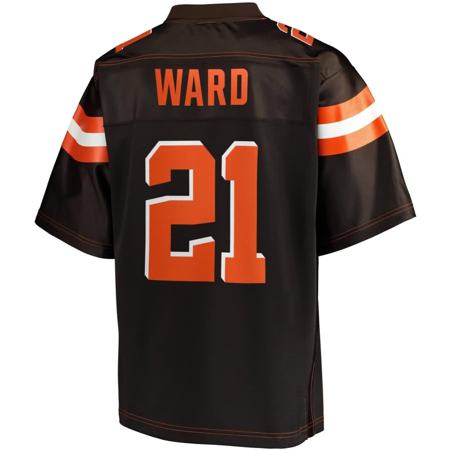 Denzel Ward Cleveland Browns Nfl Pro Line Youth Team Color Player Jersey - Brown
