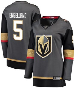 Deryk Engelland Vegas Golden Knights Women's Breakaway Player Jersey - Black