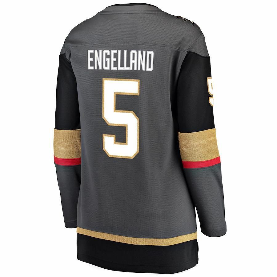Deryk Engelland Vegas Golden Knights Women's Breakaway Player Jersey - Black
