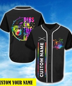 Dibs On The Drummer Custom Personalized Name Baseball Jersey