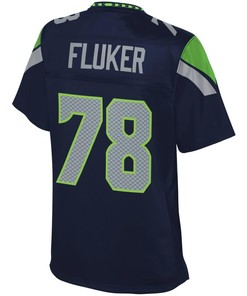 D.j. Fluker Seattle Seahawks Nfl Pro Line Womens Player Jersey - College Navy