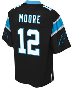 Dj Moore Carolina Panthers Nfl Pro Line Youth Team Color Player Jersey - Black