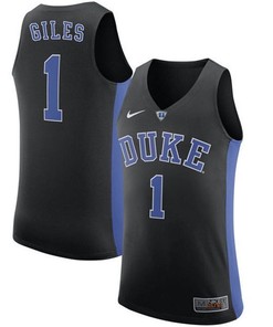 Duke Blue Devils Black Harry Giles NCAA Basketball Jersey